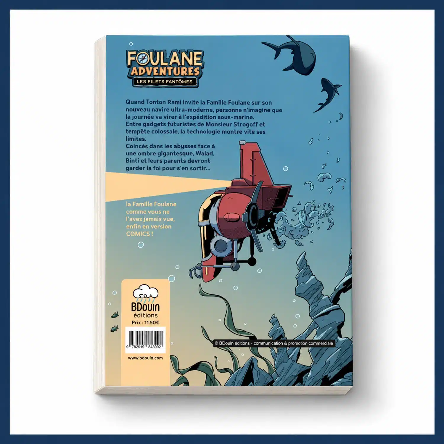Foulane Adventures Tome 1 : Les filets fantômes – Éditions BDouin – Image 2